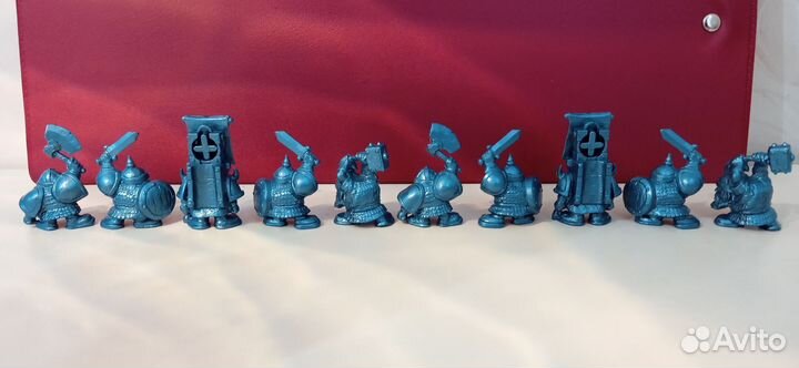 Гномы воины 28мм. Технолог. Полистирол
