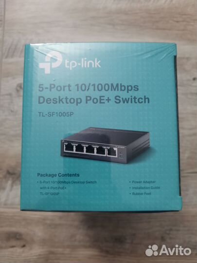 Коммутатор tp-link tl-sf1005p(новые)