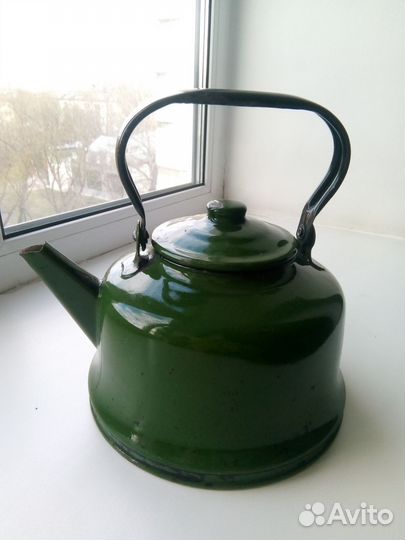 Чайник эмалированный СССР