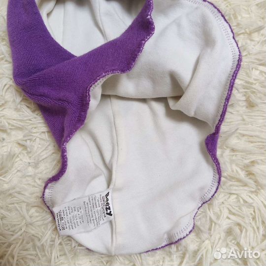 Шапка шлем для девочки зимняя