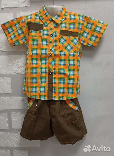 Рубашка на мальчика в школу