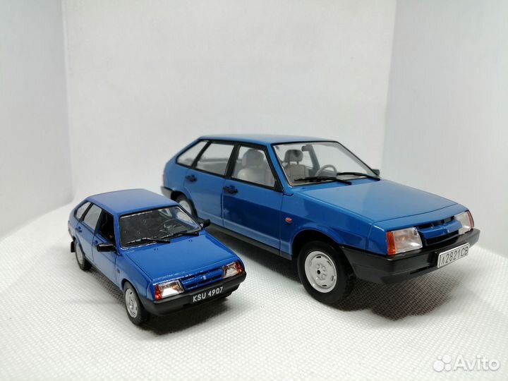 Модель ваз-21091 «Спутник» в масштабе 1:24