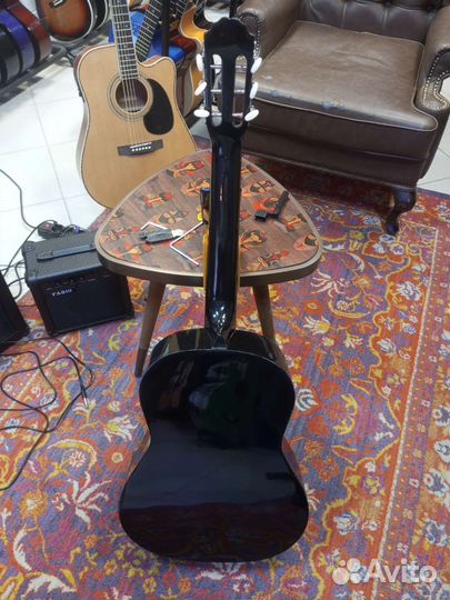 Гитара акустика широкий гриф новая