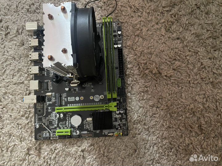 Процессор+озу+мат плата+куллер