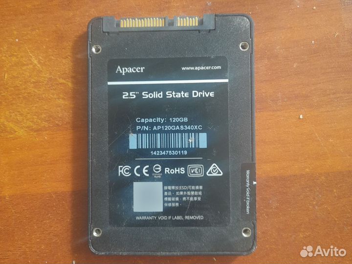 Ssd apacer 120 gb