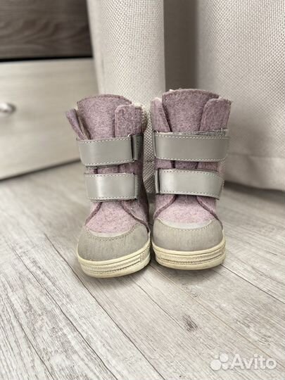 Зимние ботинки для девочки 22 размер
