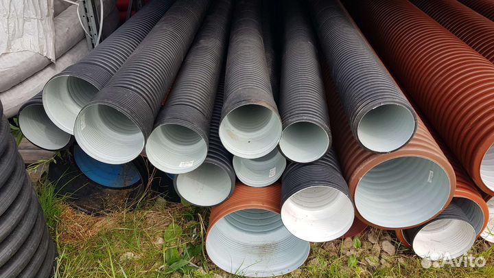 Труба гофрированная в канаву 110/ 923