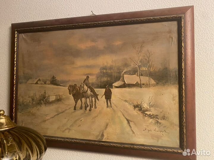 Холст, масло 19 В