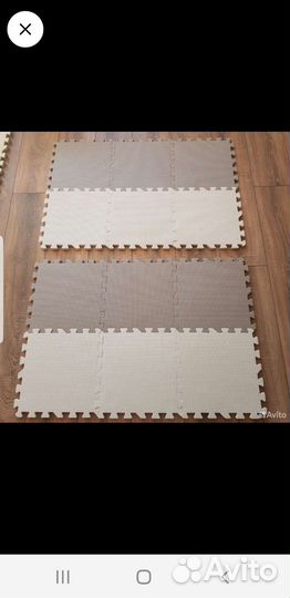 Детский коврик паззл