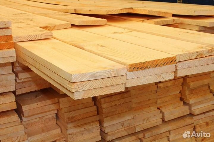 Доска обрезная 25х100х6000