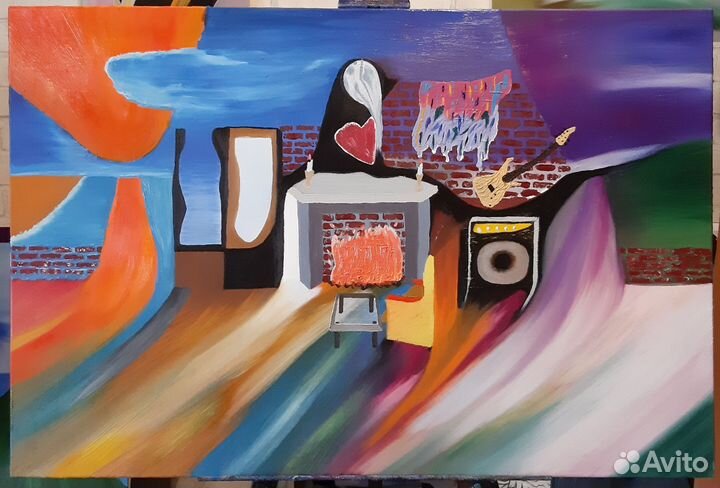 Картина маслом на холсте