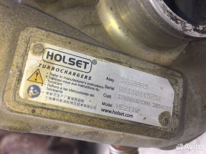 Турбина cummins isf 2 8 газель