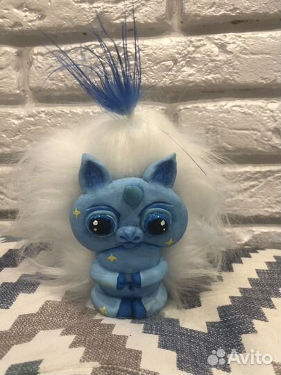 Игрушка в смешанной технике пучной раборы