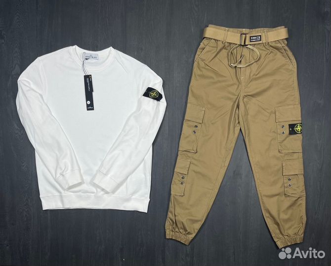 Костюм свитшот и джогеры Stone Island