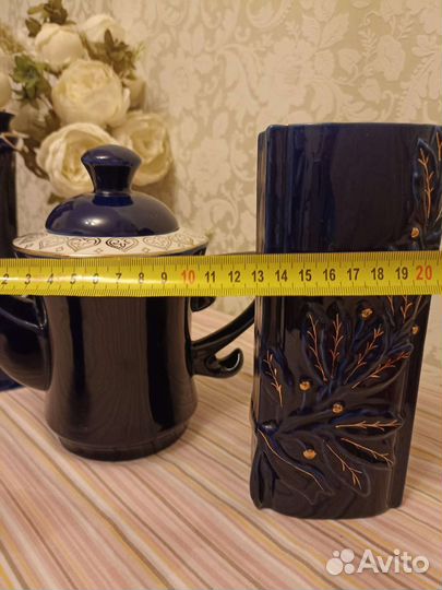 Кобальтовый чайный сервиз СССР разделяю