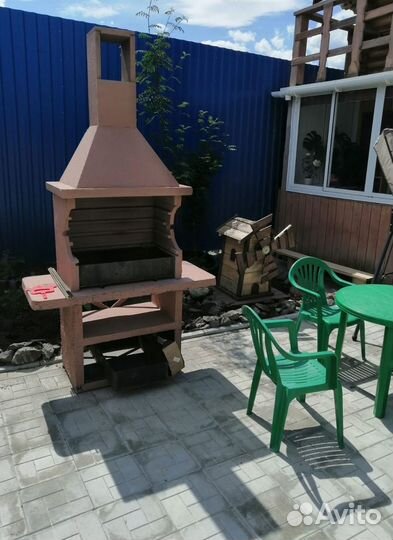 Печь барбекю/ мангал из бетона