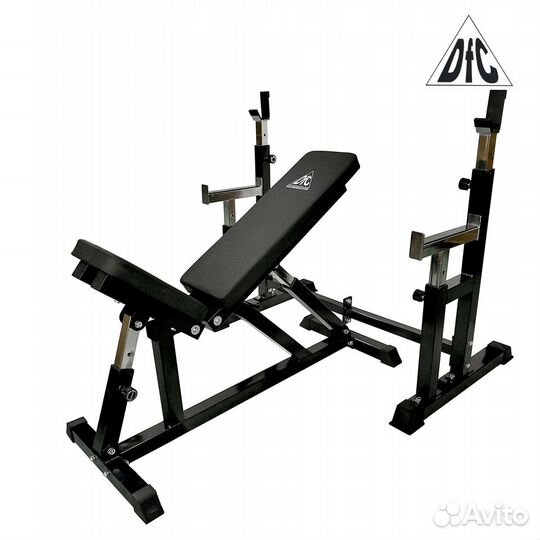 Силовая скамья со стойками DFC DZ005AB / DZ005ABB
