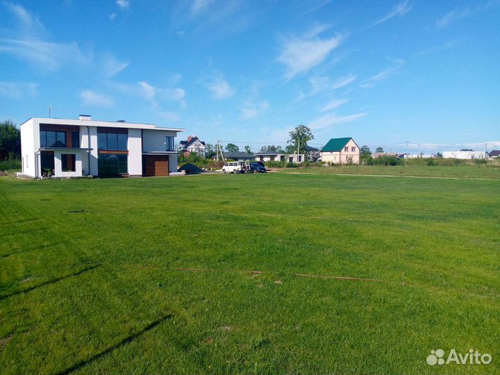 Планировка участка, авто поливы, газоны