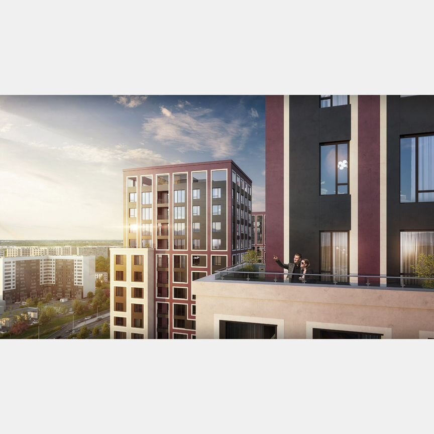 2-к. квартира, 55,5 м², 16/22 эт.