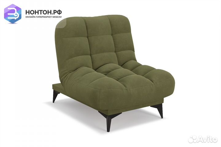 Кресло клик-кляк Арно велюр зеленый