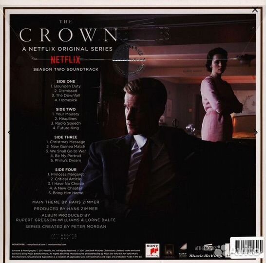 OST The Crown, Season 2 (Red LP) Limited to 300