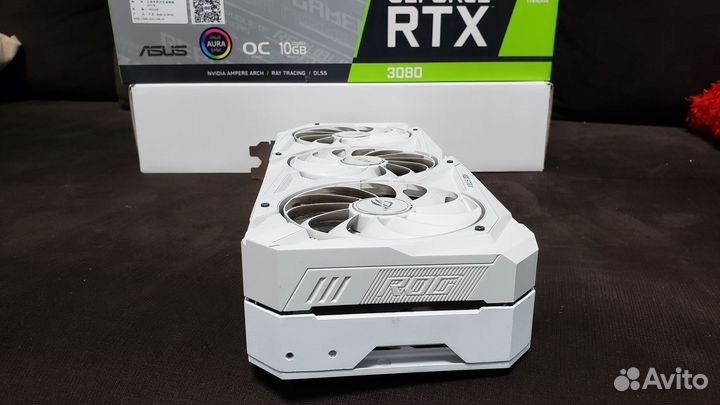 Видеокарта asus ROG strix RTX 3080 10GB White