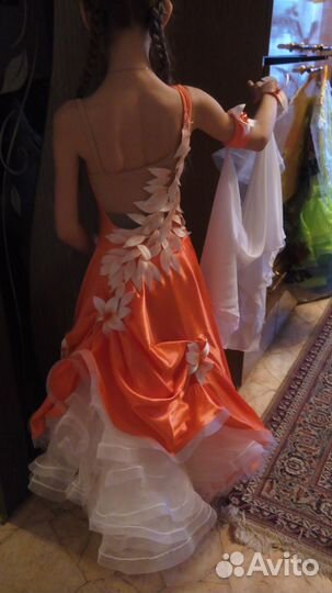 Платье для бальных танцев стандарт