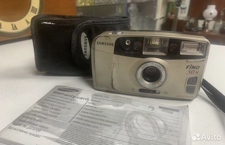 Пленочный фотоаппарат samsung fino30s
