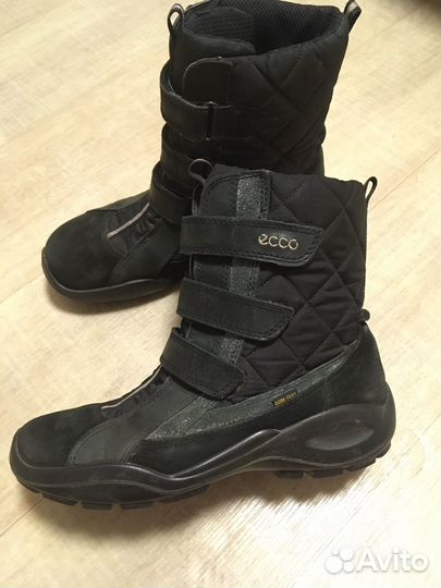 Сапоги зимние ecco 38