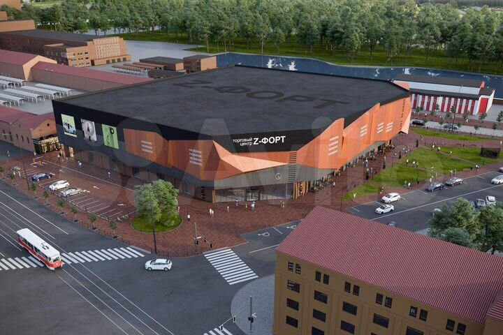 Торговая площадь, 566 м²; торговые островки