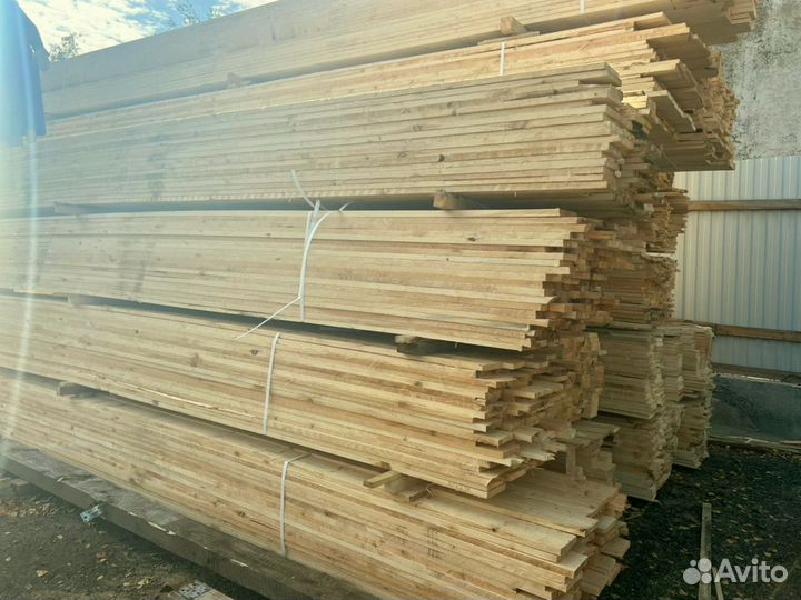 Доска обрезная 25х150х6000мм 1 сорт ГОСТ