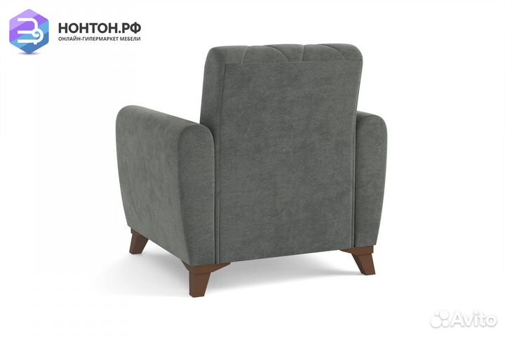 Кресло Эдвин серое