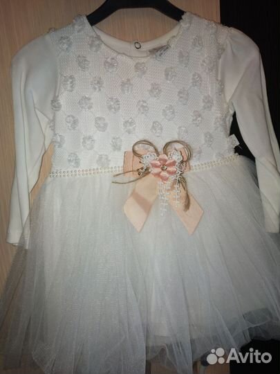 Платье нарядное для девочки 86 размер