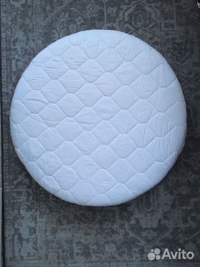 Круглый матрас в детскую кроватку