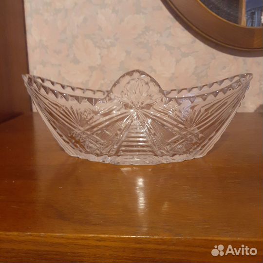 Салатник хрустальный