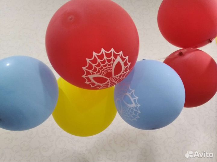 Декор для дня рождения в тематике Человек-паук