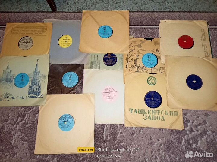 Пластинки разные 50-60гг