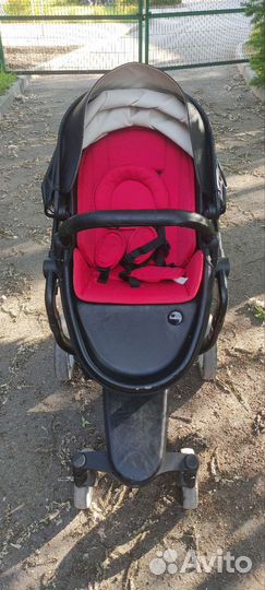 Коляска Luxmom Foo Foo 2в1 черная экокожа