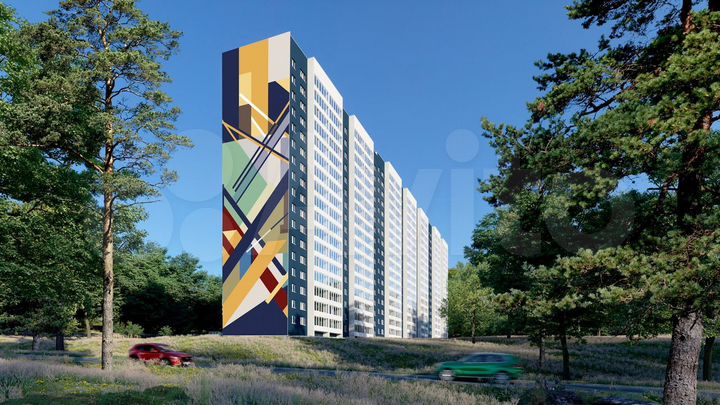 1-к. квартира, 38,6 м², 13/17 эт.