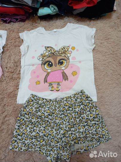 Вещи пакетом на девочку 98 р-р