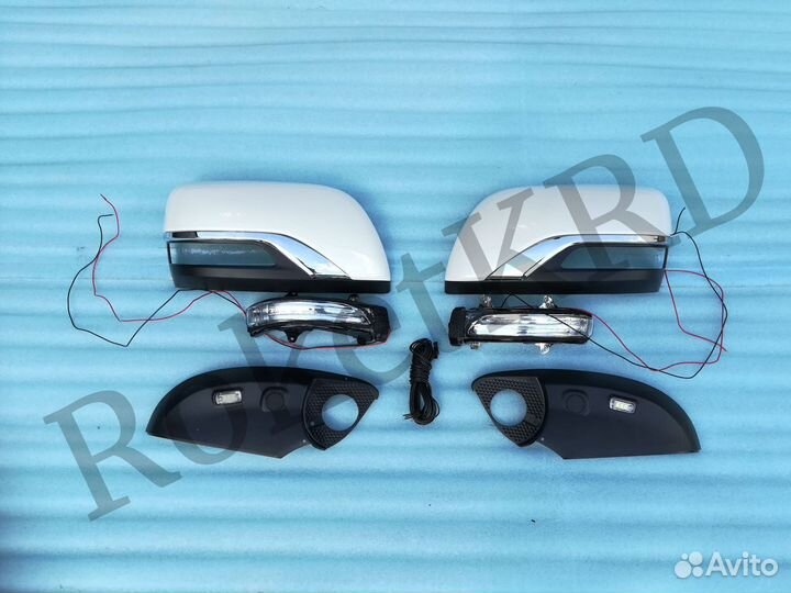 Корпуса зеркал land cruiser 200 Белые