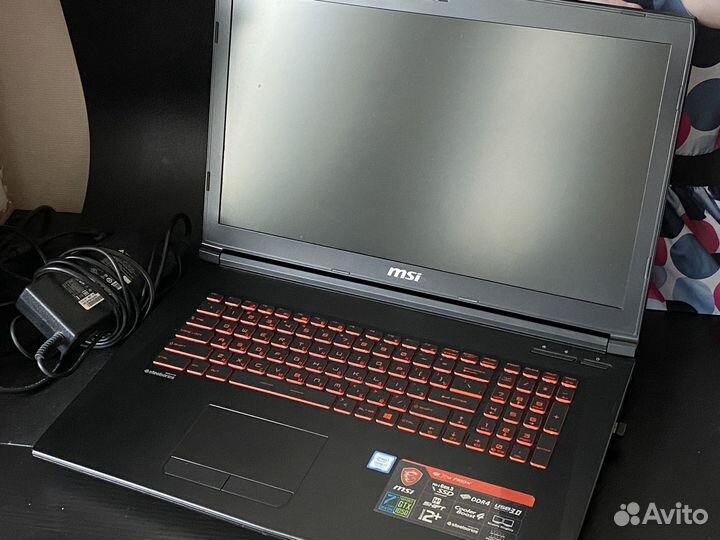 Игровой ноутбук msi GL72m 7rdx