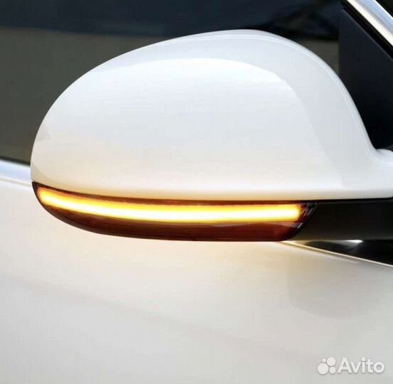 Диодные Поворотники в зеркала passat b6 vw