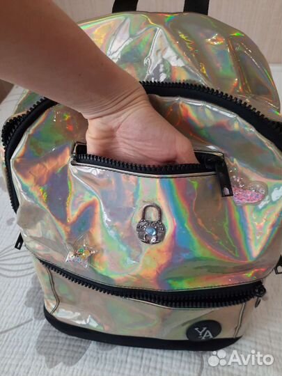 Целый водоотталкивающий рюкзак школьный разноцветн