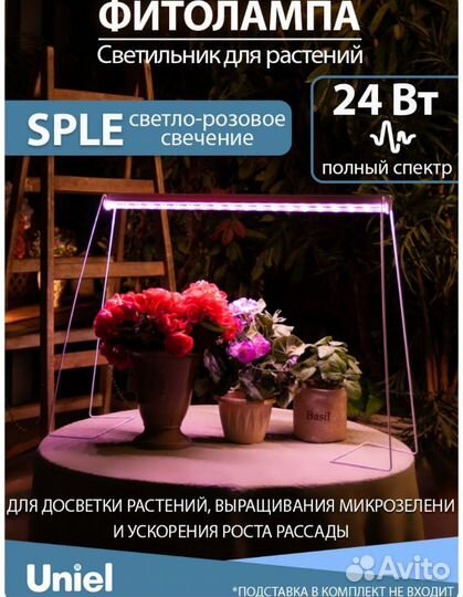 Фитолампы Uniel для рассады, выращивания цветов