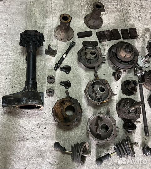 Запчасти на военные мосты УАЗ