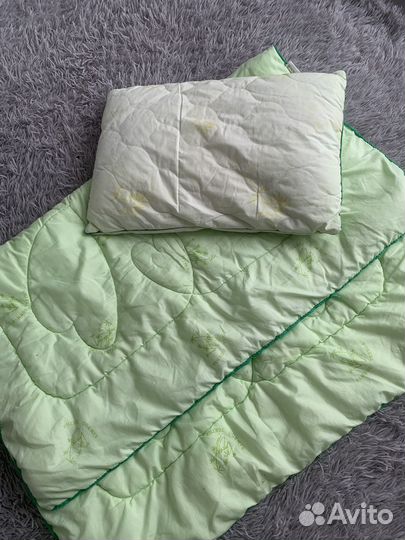 Детское одеяло и подушка