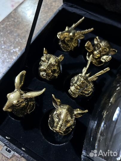 Подарочный набор рюмки (перевертыш)и графин