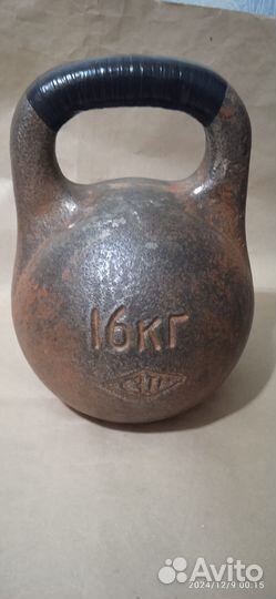 Гиря 16 кг СССР
