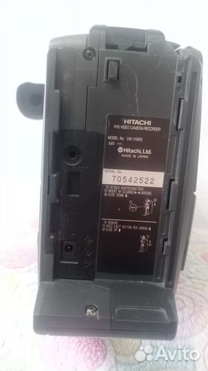 Видеокамера VHS Hitachi VM-2980E